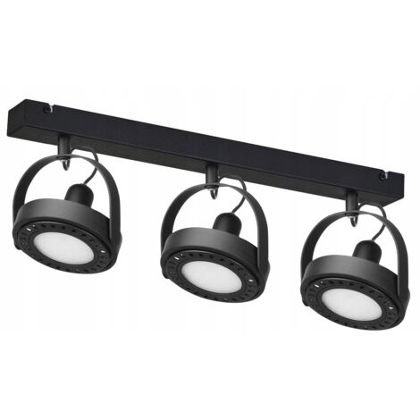 Spot de plafond à LED culot GU10 3 x 9 W