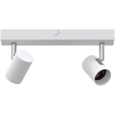 Spot de plafond Blanc 26 x 6.5 x 11.5 cm Acier CFW923344