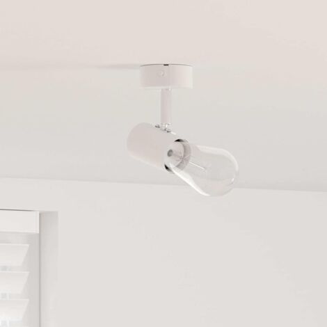 Spot de plafond Blanc 6.5 x 6 x 11.5 cm Acier vidaXL