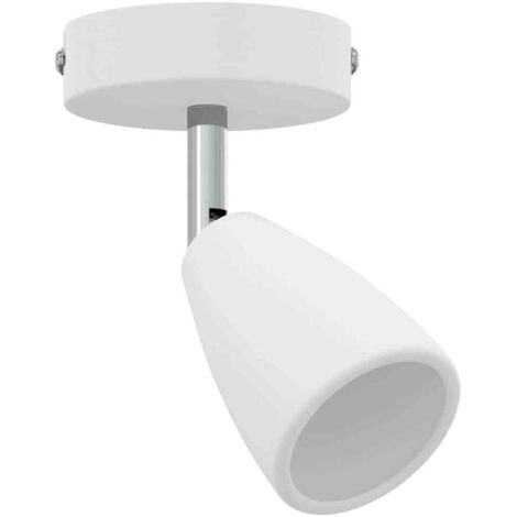 Spot de plafond Blanc 8 x 8 x 14.5 cm Acier CFW376501