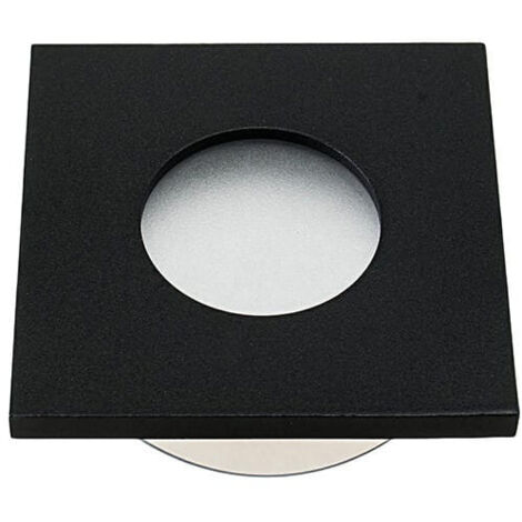 Spot de plafond carré IP44 Noir