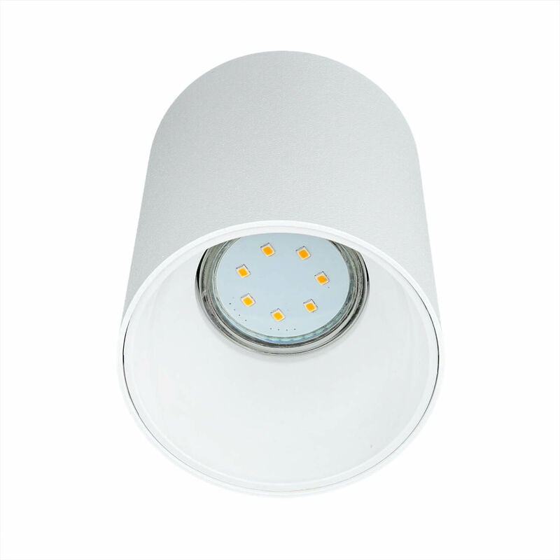 Licht-erlebnisse - Spot de plafond discret en blanc Lampe couloir escalier eye