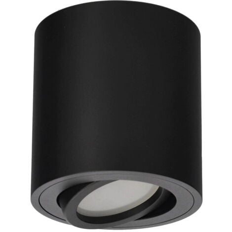 Spot de plafond en saillie MALDA IP20 GU10 noir rond EDO777233 Edo Solutions