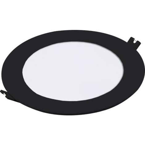 Spot de plafond encastrable Shaun2 12W 4000K 810lm IP20 rond noir Rabalux