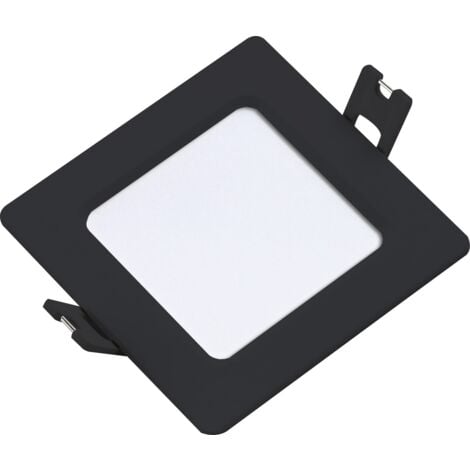 Spot de plafond encastrable Shaun2 3W 4000K 220lm IP20 carré noir Rabalux