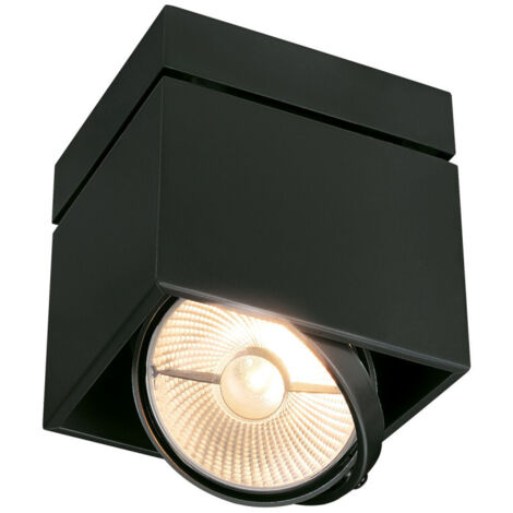 Spot de plafond Kardamod  Square 1 lumière noir - 117100