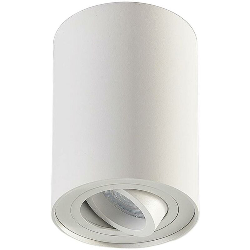 Plafonnier à intensité variable 'Jolina' en aluminium pour couloir - blanc mat