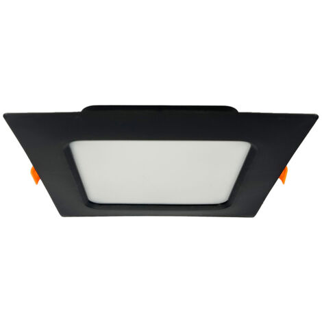 Spot de plafond LED encastré ALEXIS-SQ 18W 1660lm IP20 CCT carré noir HOROZ