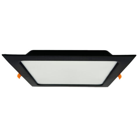 Spot de plafond LED encastré ALEXIS-SQ 24W 2270lm IP20 CCT carré noir HOROZ