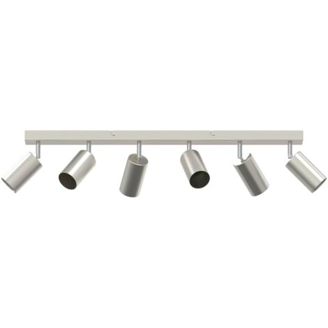 Spot de plafond Nickel brossé 73 x 5.5 x 16.5 cm Acier CFW701889