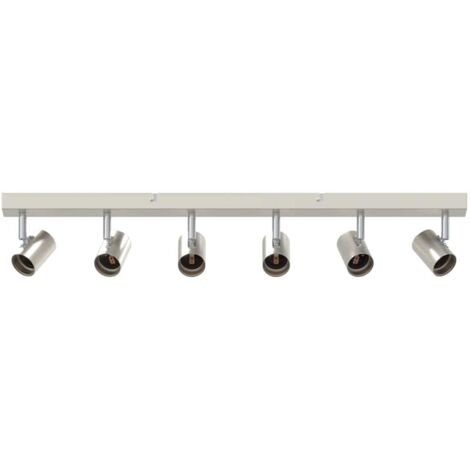 Spot de plafond Nickel brossé 73 x 6.5 x 11.5 cm Acier CFW413179