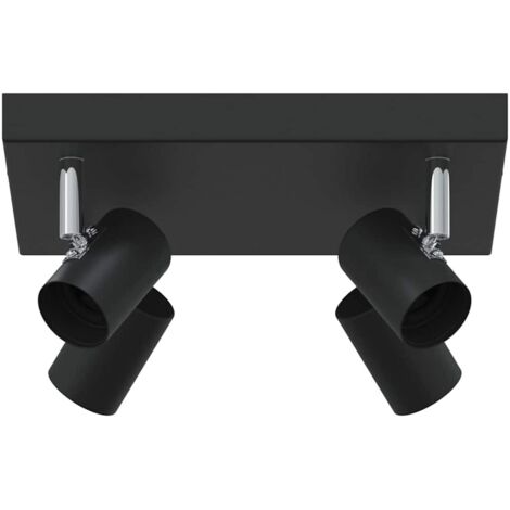 Spot de plafond Noir 26.5 x 26 x 11.5 cm Acier CFW439775