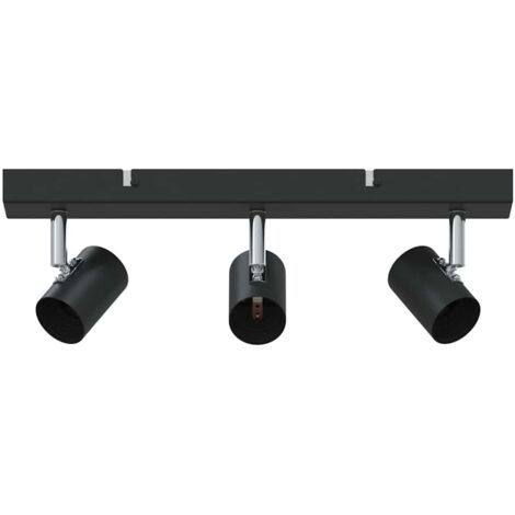 Spot de plafond Noir 38 x 6.5 x 11.5 cm Acier CFW907669