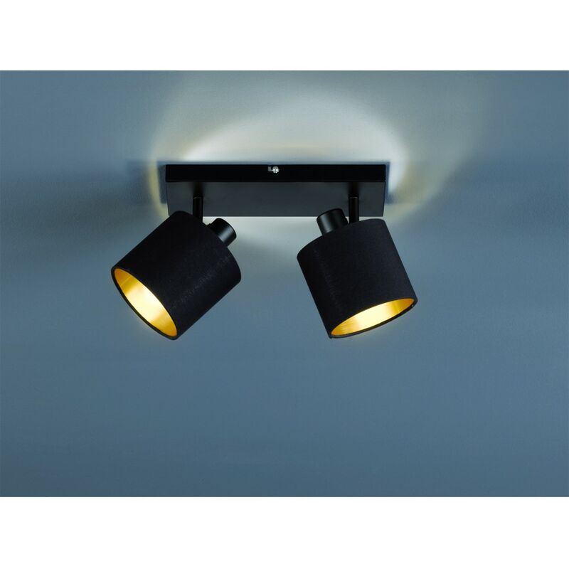 Reality Leuchten - Spot Tommy 2xE14 Spot Noir L28 cm Trio Lighting