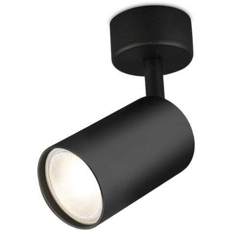 Spot de plafond orientable noir GU10 35W