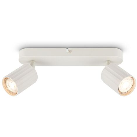 Spot de plafond Plafonnier Lampe de plafond Chambre   coucher Orientable 2 ampoules