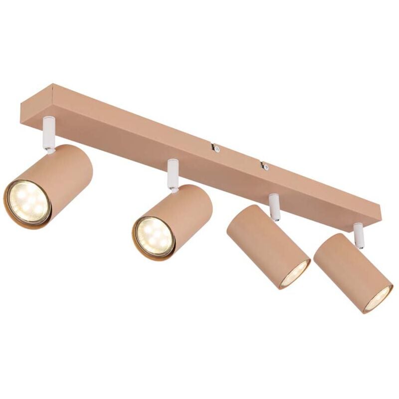 Globo - Spot de plafond plafonnier spot lampe de salon réglable pêche l 56cm