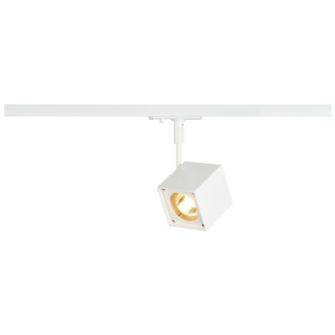 Spot de rail carré Altra Dice Blanc monophasé - 143351