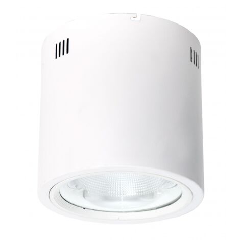 Spot de surface 50w 4000k tubulaire 4000lm white 21,6x22,3x22,3 cm