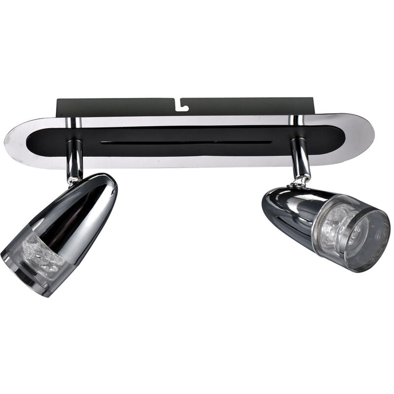 Applique murale led Albane 2 verre noir encastrable HP-503AC-02M-1341 ch Italux
