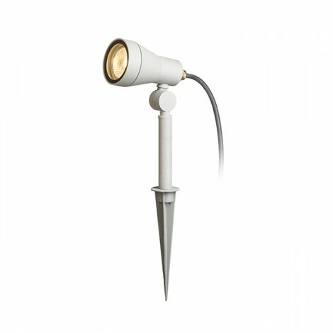 Spot DIREZZA avec piquet gris argent 230V GU10 35W IP54
