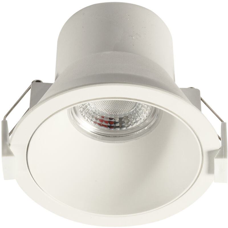 Digilamp - Spot downlight led encastrable 8W rond ∅90mm Blanc, Anti-éblouissant CCT4 étanche IP44 Digilamp - Spot downlight led encastrable 8W rond ∅90mm Blanc, Anti-éblouissant CCT4 étanche IP44