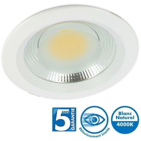 Spot Downlight Pro Fixe COB 25W 4000k Garantie 5 Ans - 50 000 Heures