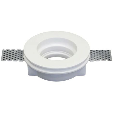 Spot en plâtre Poliplast rond pour lampes GU10 100mm 400720