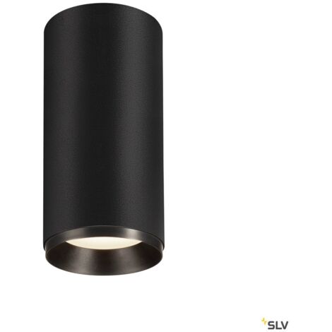 Spot en saillie Numinos L cylindre noir 4000K - 60 deg - 1004332