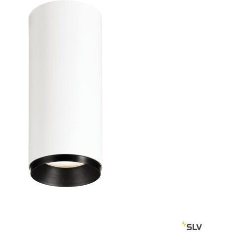 Spot en saillie Numinos S Dali Cylindre blanc/noir 4000K - 60 deg - 1004432