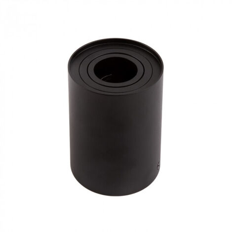 Spot en saillie, tube mobile, noir, rond, 1xGU10 35W Ecolight EC79960