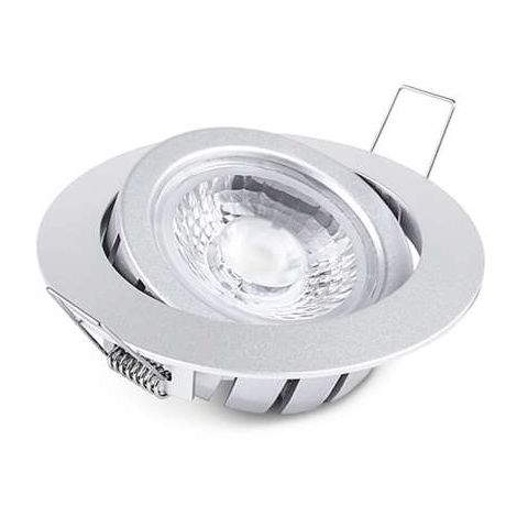 Spot encastrable 10W LED CREE équivalent 80W Gris | Blanc Neutre 4100K - Gris