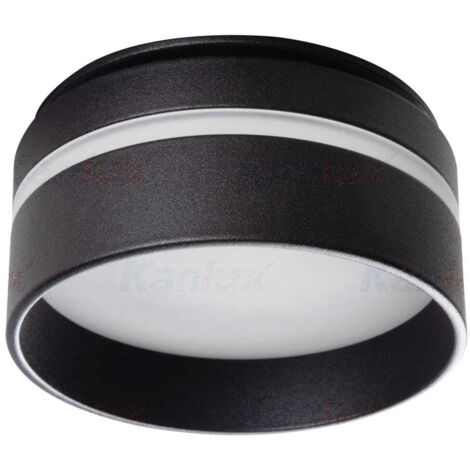 Spot encastrable 1x Kanlux GOVIK noir alu GU10/GX5.3