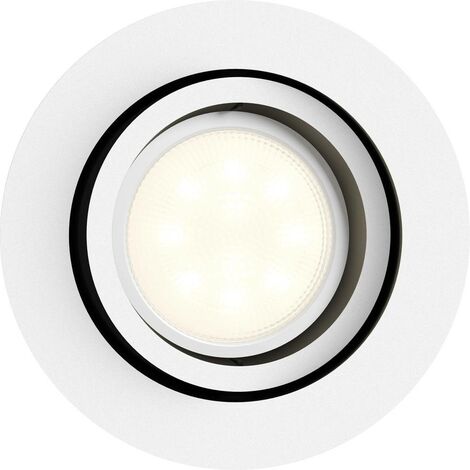 Spot encastrable 5.5 W 1x GU10 Philips Lighting Milliskin 5041131P7 blanc 1 pc(s)