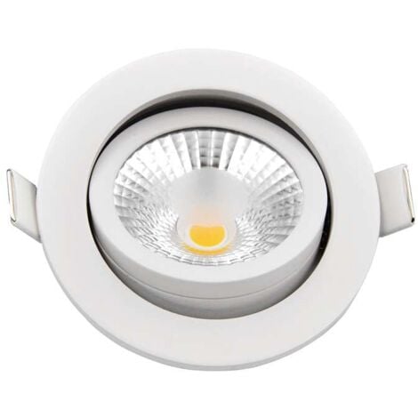 Spot encastrable 8W (70W) LED dimmable - Blanc Chaud 2700K