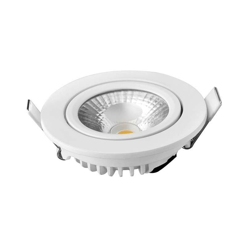 Leclubled - Spot Encastrable 8W led équivalent 70W - Blanc Chaud 2700K