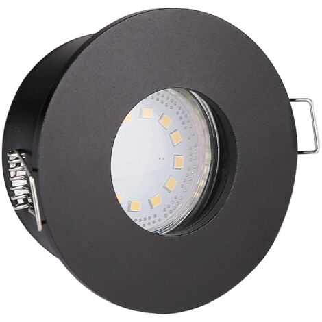 Spot encastrable Candellux SH-12 noir IP65 MR16 12V