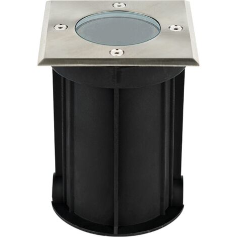 Spot encastrable carré extérieur étanche IP67 35W GU10