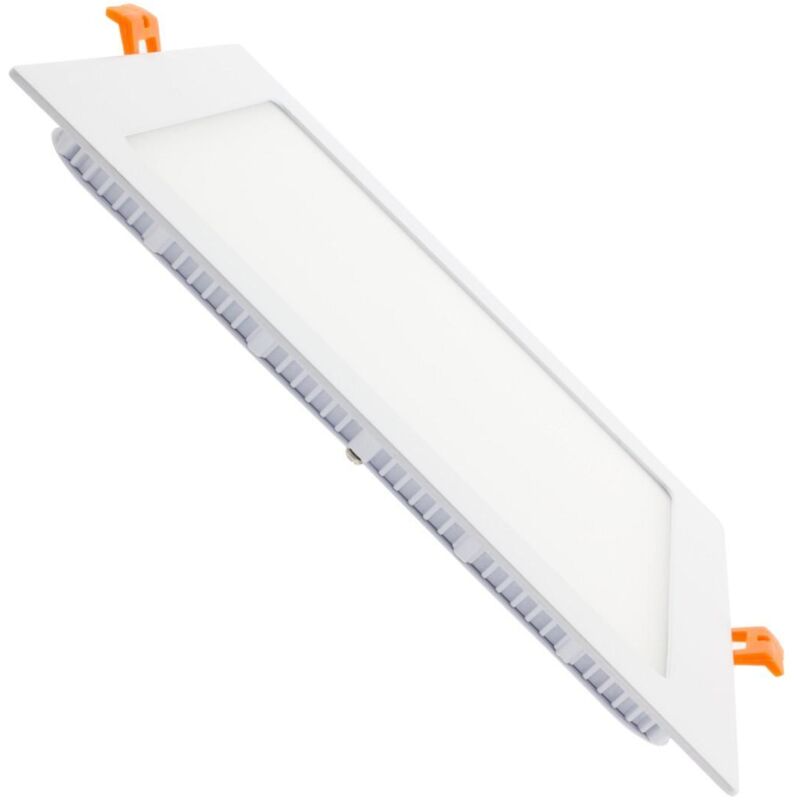 Ledkia - Dalle led 20W Carrée Extra-Plate Coupe 215x215 mm 4000K Blanc neutre