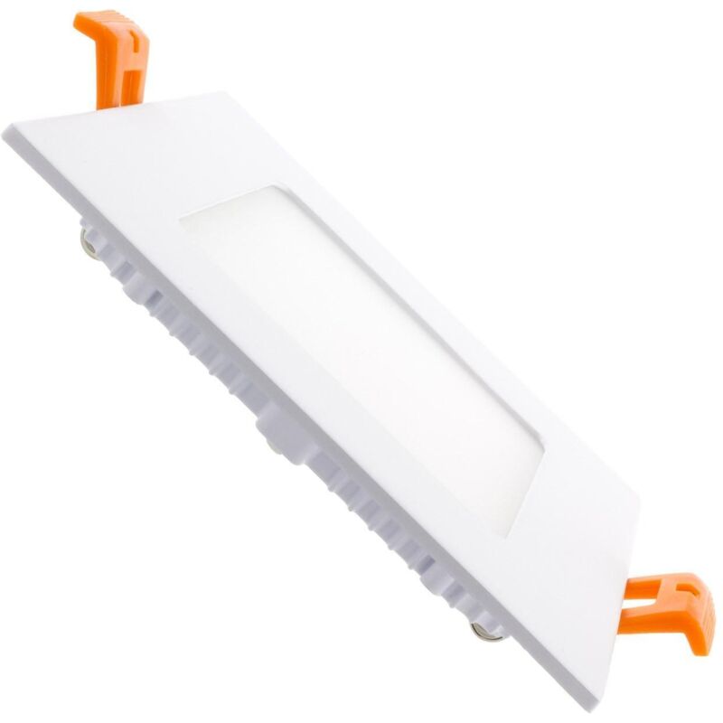 Efectoled - Dalle led 18W Carrée Extra-Plate lifud Coupe 205x205mm 6000K Blanc froid
