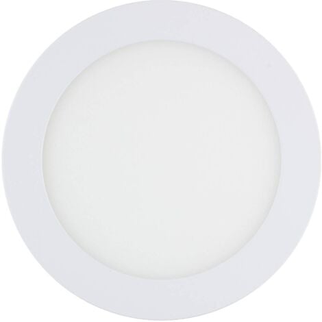 LEDKIA Spot Encastrable Dalle LED Ronde Extra-Plate 12W Coupe Ø 155 mm Downlight Panel Blanc Froid 5000K - 5500K