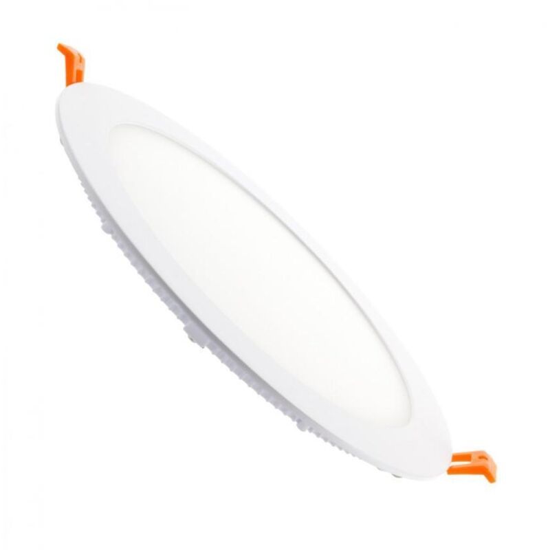 Efectoled - Dalle led 18W Ronde Extra-Plate lifud Coupe Ø205 mm 6000K Blanc froid
