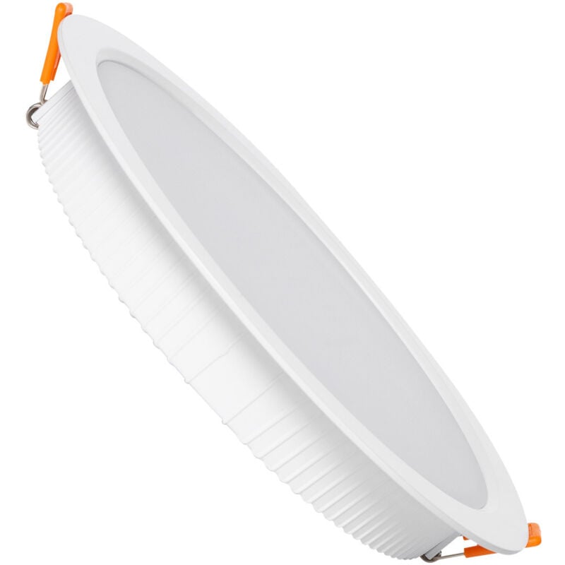 Downlight led 30W Rond osram Aero 110 lm/W lifud Coupe ø 200 mm 2700K Blanc chaud