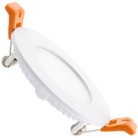 Spot Encastrable Dalle LED Ronde Extra-Plate 3W Coupe Ø 70 mm Downlight Panel
