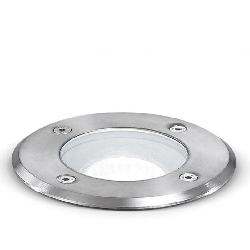 Spot encastrable acier skeiron ges260 led ip67 spot de sol rond walkable outdoor gx53 - Gea Led