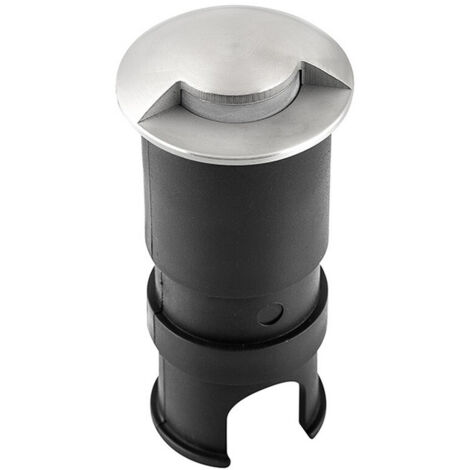 Spot Encastrable Extérieur de Sol Rond LED D48 3W Asymétrique IP65 Hors Transfo ZAMBELIS - Blanc chaud - 3000K