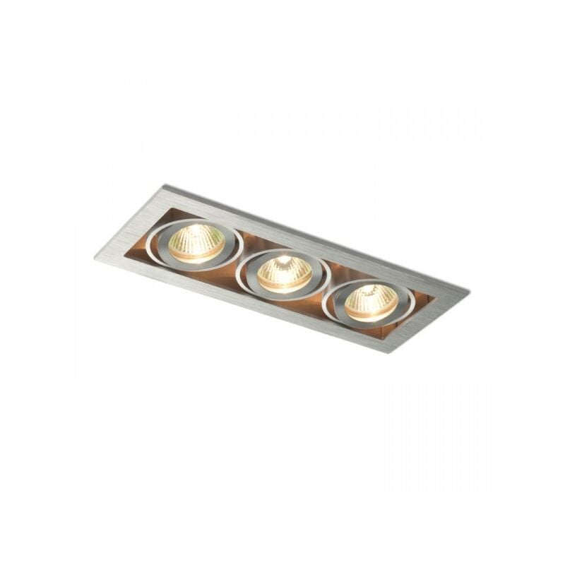 Rendl Light - Spot encastrable fizz iii inclinable aluminium 12V GU5,3 3x50W