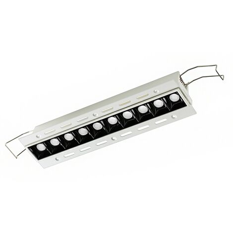 Spot encastrable gea led aluminium noir gfa1131n led 4000k 1650lm led intégré moderne