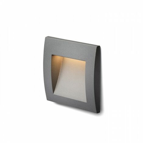 Spot encastrable GORDIQ S gris anthracite 230V LED 1.5W IP65 3000K