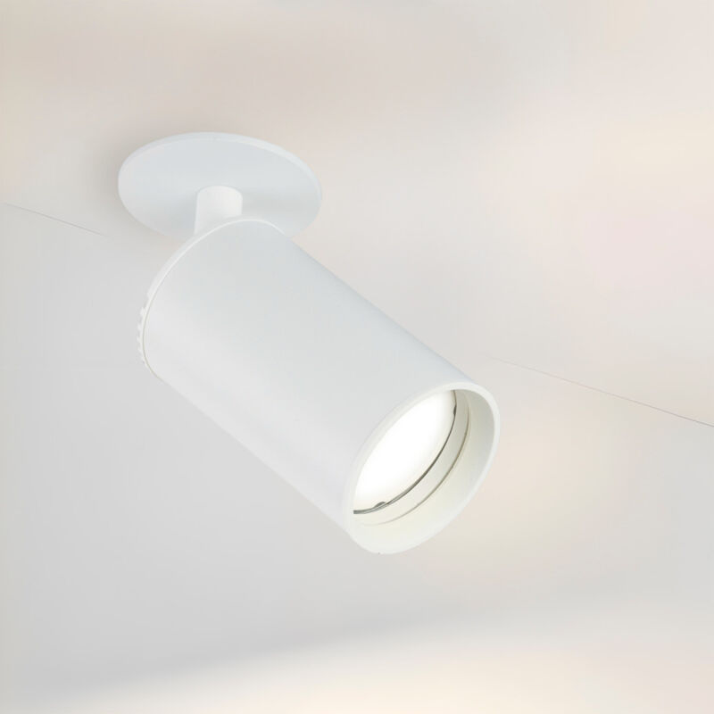 Spot Encastrable GU10 Blanc (Sans Ampoule) [LUM-RGU10-W]